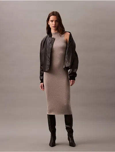 Calvin Klein Women's Lurex Midi Dress