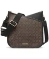Calvin Klein Lyla Signature Adjustable Crossbody With Web Strap