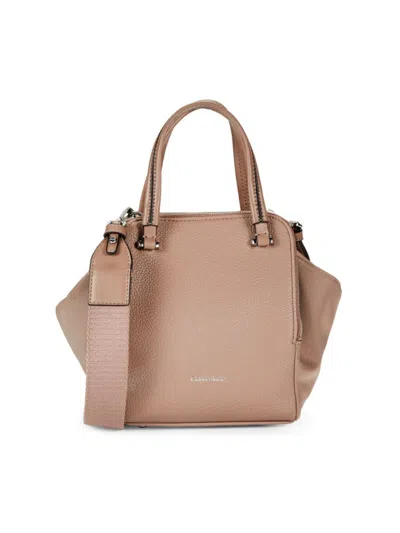 Calvin Klein Women's Marble Two Way Tote In Cocoa