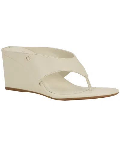 Calvin Klein Marchela Wedge Sandal In Neutral