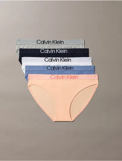 Calvin Klein Women's Maximum Cotton 5-pack Bikini In Multi