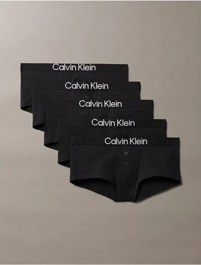 Calvin Klein Women's Maximum Cotton 5-pack Boyshort In Black