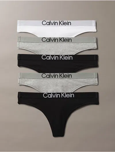 Calvin Klein Women's Maximum Cotton 5-pack Thong
