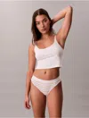 Calvin Klein Women's Maximum Cotton Bikini In White
