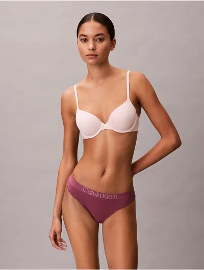 Calvin Klein Women's Maximum Cotton Bikini In Purple