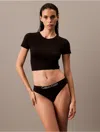 Calvin Klein Women's Maximum Cotton Bikini In Black