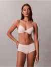 Calvin Klein Women's Maximum Cotton Boyshort In White