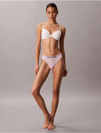 Calvin Klein Women's Maximum Cotton Thong In White