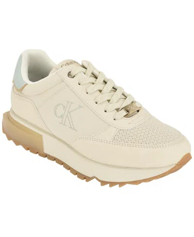 Calvin Klein Women's Melidee Logo Joggers Lace-up Sneakers