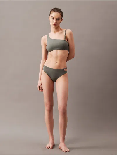 Calvin Klein Women's Micro Belt Bikini Bottom
