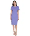 Calvin Klein Women's Tech Stretch Dress In Lilac