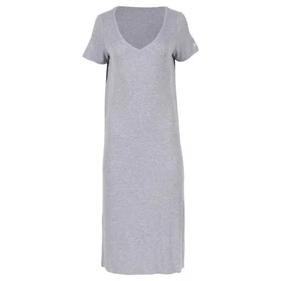 Calvin Klein Women's Midi Shirt Dress In Grey