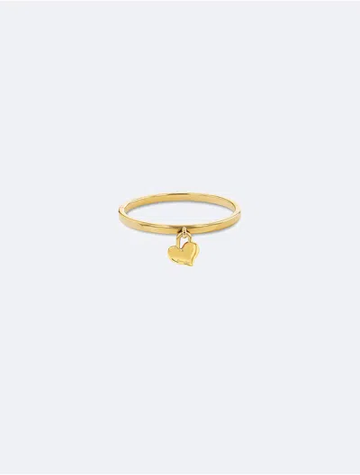 CALVIN KLEIN WOMEN'S MINIMAL HEART CHARM BANGLE