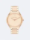 Calvin Klein Women's Minimal Link Bracelet Watch In Gold