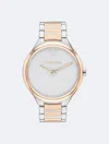 Calvin Klein Women's Minimal Link Bracelet Watch In Grey