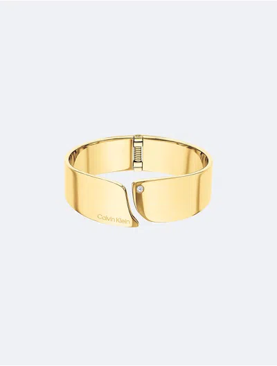CALVIN KLEIN WOMEN'S MINIMALIST ORGANIC SHAPE BANGLE