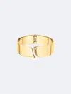 Calvin Klein Women's Minimalist Organic Shape Bangle In Gold
