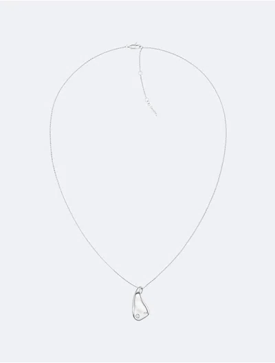 CALVIN KLEIN WOMEN'S MINIMALIST ORGANIC SHAPE NECKLACE