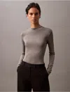 Calvin Klein Women's Mock Neck Viscose Sweater