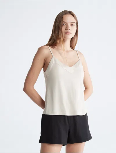 Calvin Klein Women's Modal Satin Sleep Camisole In Neutral