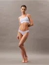 Calvin Klein Women's Icon Modal Mesh Lightly Lined Bralette In Halogen Blue