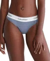 Calvin Klein Modern Cotton Bikini In Flint Stone