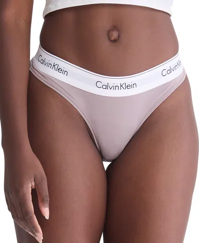 Calvin Klein Women's Modern Cotton Bikini Underwear F3787 In Sterling Blue