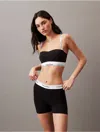 Calvin Klein Women's Icon Cotton Modal Boxer Brief In Black