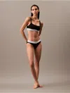 Calvin Klein Women's Icon Cotton Modal Lightly Lined Maternity Bralette In Black
