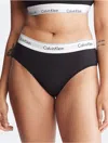 Calvin Klein Women's Icon Cotton Modal Plus Hipster In Ck Black