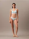 Calvin Klein Women's Modern Cotton Unlined Bralette In Plein Air