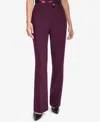 Calvin Klein Women's Modern Fit High-rise Pants In Purple