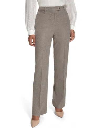 Calvin Klein Women's Modern Fit Pants In Brown