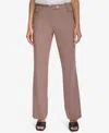 Calvin Klein Women's Modern Fit Trousers In Cocoa