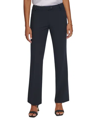 Calvin Klein Women's Modern Fit Trousers, Regular & Petite In Black