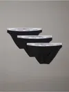 Calvin Klein Women's Modern Logo 3-pack Bikini