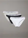 Calvin Klein Women's Modern Logo 3-pack Bikini