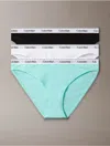 Calvin Klein Women's Modern Logo 3-pack Bikini