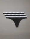 Calvin Klein Lot De 3 String En Coton