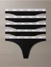 Calvin Klein Women's Modern Logo 5-pack Thong