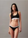 Calvin Klein Women's Modern Logo Bikini Underwear Qd5044 In Black