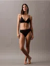 Calvin Klein Women's Modern Logo Bikini Bottom In Black