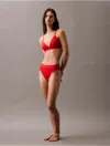 Calvin Klein Women's Modern Logo Bikini Bottom In Molten