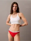 Calvin Klein Women's Modern Logo Bikini In Molten