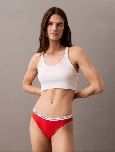 Calvin Klein Women's Modern Logo Bikini In Molten