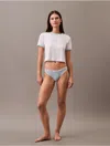 Calvin Klein Women's Modern Logo Bikini In Sterling Blue