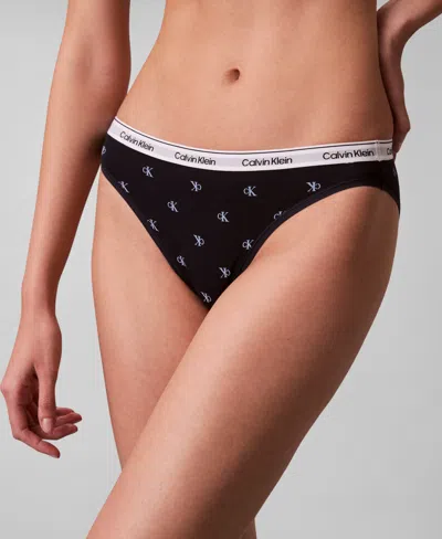 Calvin Klein Women's Modern Logo Bikini Underwear Qd5044 In Multi