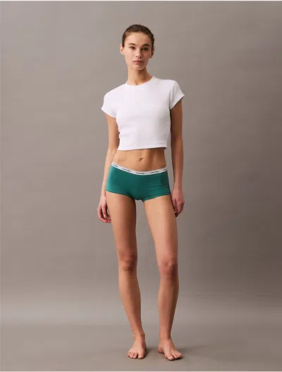 CALVIN KLEIN WOMEN'S MODERN LOGO BOYSHORT