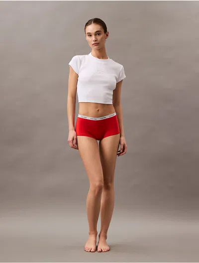 Calvin Klein Women's Modern Logo Boyshort
