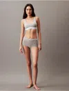 Calvin Klein Women's Modern Logo Boyshort In Grey Heather